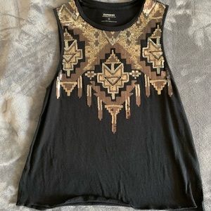 Express black and hold tank top